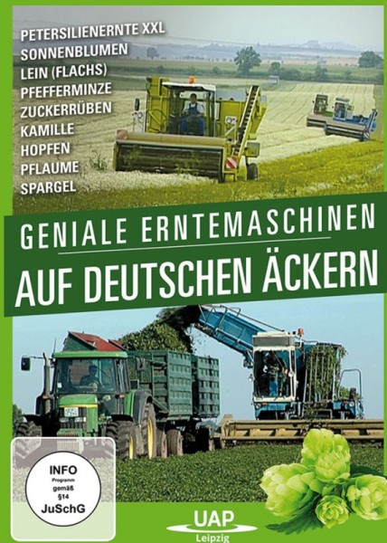 Geniale Erntemaschinen auf deutschen Äckern