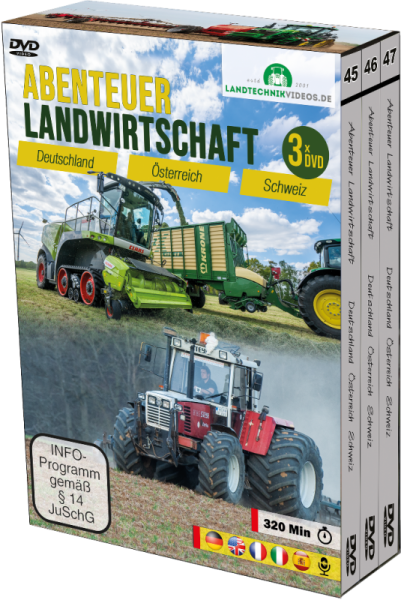 Abenteuer Landwirtschaft - Deutschland, Österreich & Schweiz (3er DVD-Box)