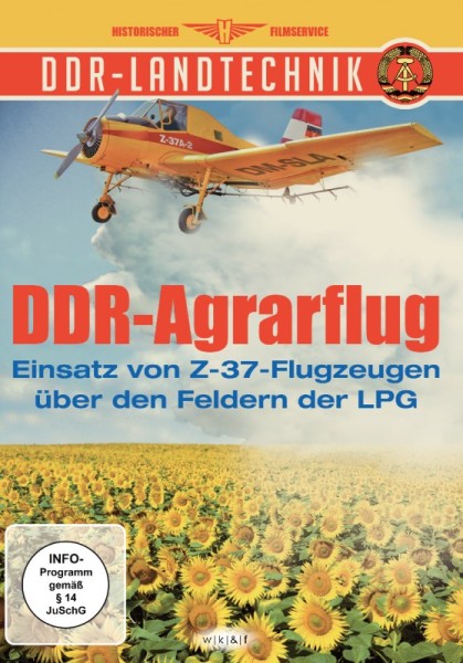 DDR Agrarflug - Über den Feldern der LPG