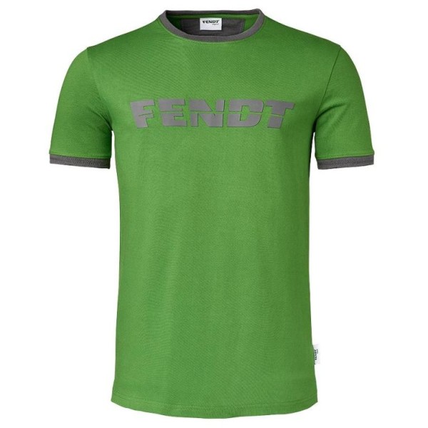 T-Shirt FENDT Logo grün Größe M