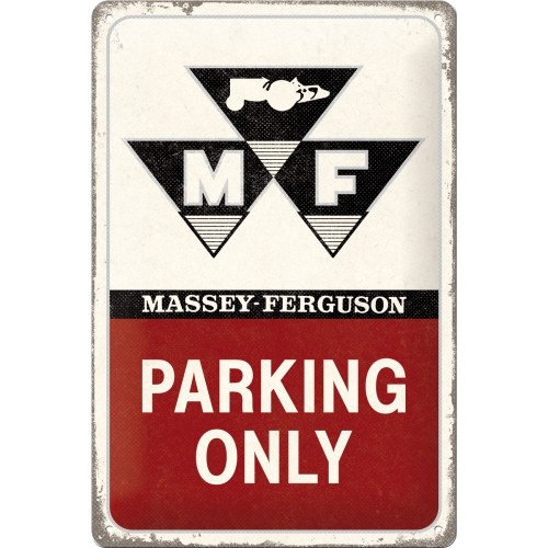 Blechschild Massey Ferguson Parking Only, 30x20cm