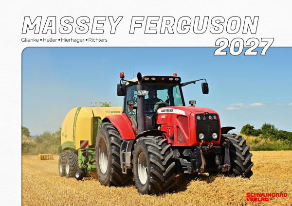 Kalender 2027 Massey Ferguson-Schlepper im Einsatz
