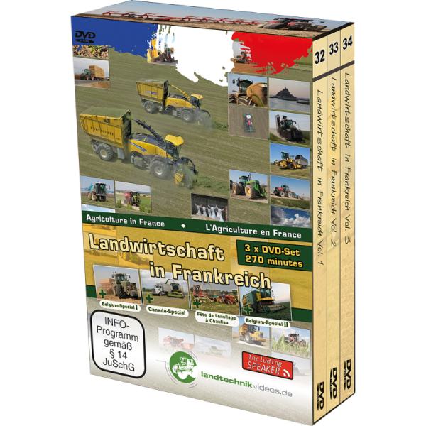 Landwirtschaft in Frankreich (3er-DVD-Box)