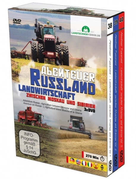 Abenteuer Russland - Landwirtschaft zwischen Moskau und Sibirien (3er-DVD-Box)